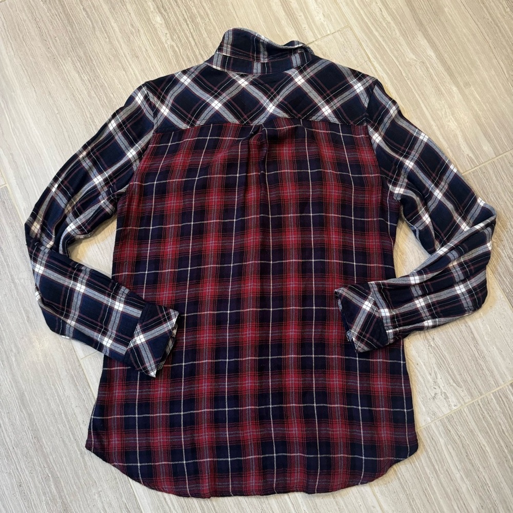 Rails Hunter Button Down Flannel, Size S - image 4